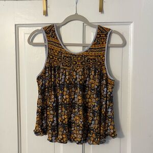 Free People Crop Swing Tank Size S